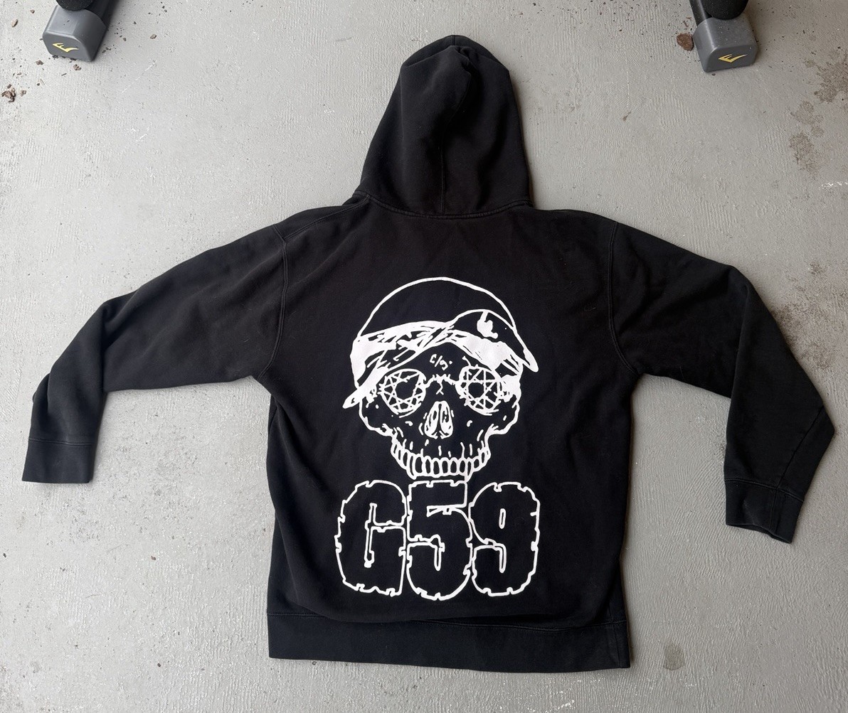 G59 Skull Hoodie $uicideboy$ Grey 59 Records FTP RARE Sz Large | eBay