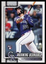 2026 Topps Series 1 Celebration Warming Bernabel #55 Colorado Rockies