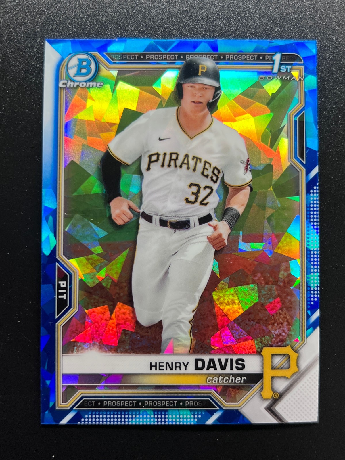 2021 Bowman Draft Sapphire Edition Henry Davis #BDC-48 Pittsburgh Pirates