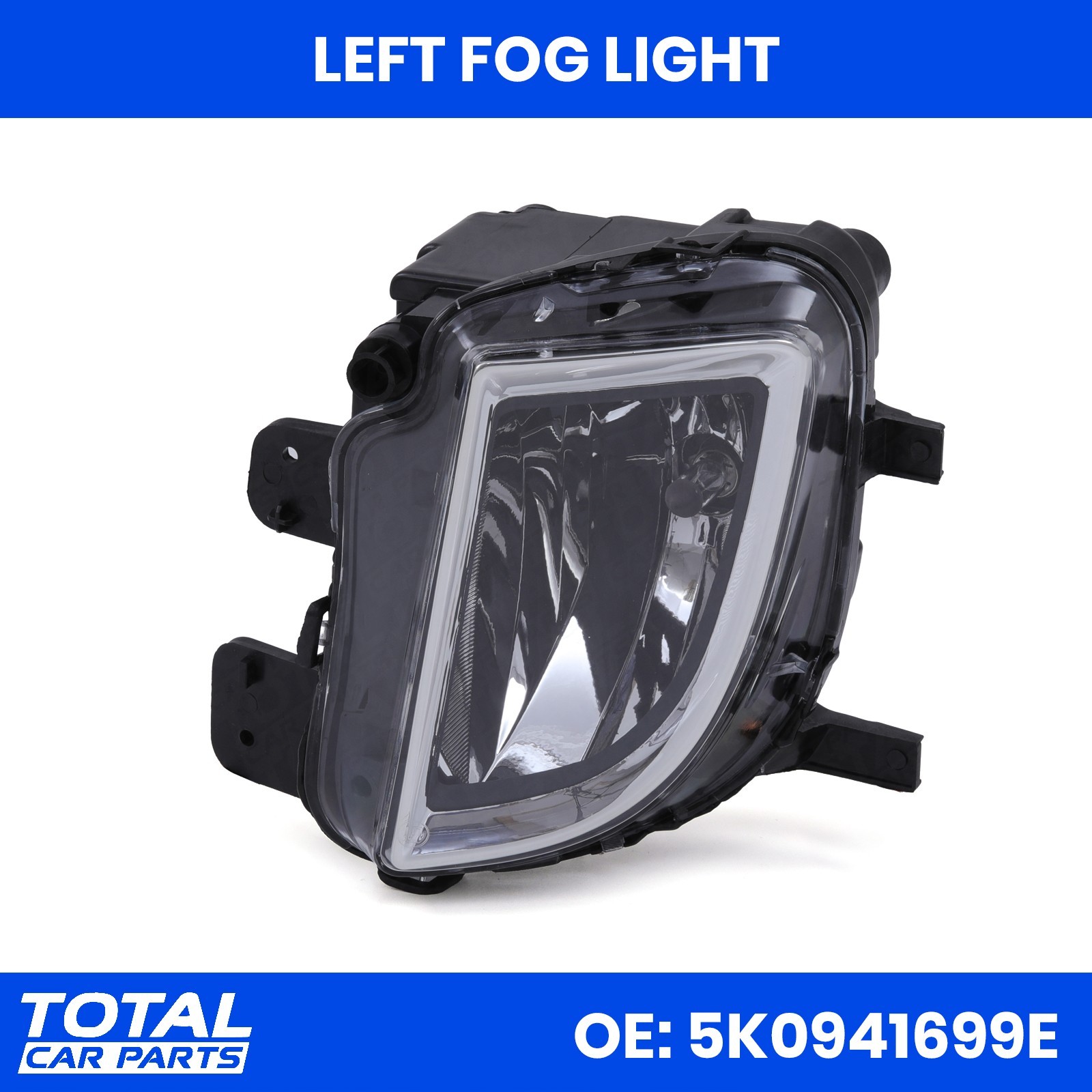 FOG LIGHT LAMP ASSEMBLY REPLACEMENT LEFT FOR VW GOLF MK6 GTI 2008-2013