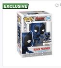 Funko Pop! Vinyl Marvel Avengers Black Panther Amazon Exclusive #1244 Figure
