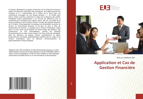 Jean-Luc StéPhane Goli | Application Et Cas De Gestion FinancièRe | Taschenbuch-image