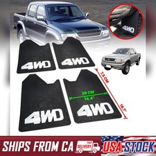 Universal Rear Mud Guard Rubber Pickup Fit Toyota Hilux Pickup Ute 4wd - 1 Set