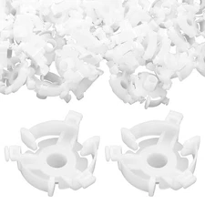 50 Pieces Bobbin Holders Sewing Tool Accessory Bobbin Clear Small Thread Clips