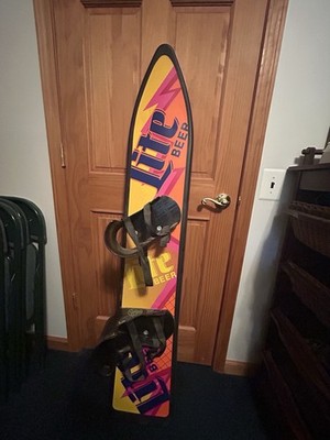 Vintage 1993 Canadian Flyer Snowboard Miller Lite Promo Retro Beer Collectible