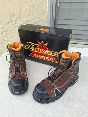 Thorogood Gen Flex Lace-To-Toe Composite Toe 804-4445 Men's Brown Work Boot 14M