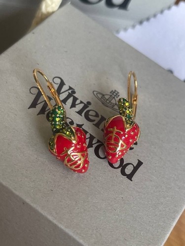 Vivienne Westwood Strawberry earrings / Original Gift Box - Picture 6 of 6