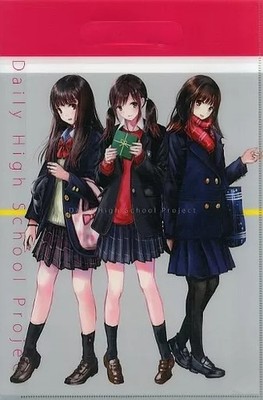 Kina WAHARU Clear File Bag Doujin Circle A4-compatible Full Color Collectible