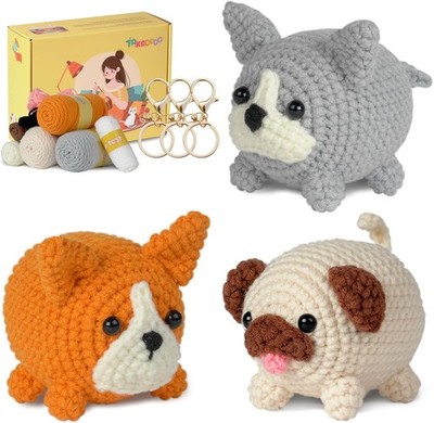 TAKADODO Crochet Kit for Beginners - Learn to Crochet Kits for Adults Beginner w
