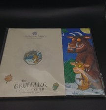2024 The Gruffalo’s Child 50p Colour Coin BU Pack Royal Mint Sealed Pack UK 50p.