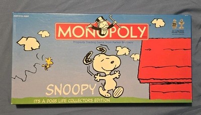 Rare Monopoly Snoopy It's A Dog's Life Collector s Edition (2005) 100% Complete