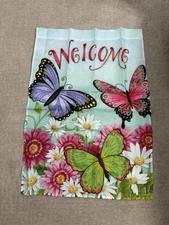 Welcome Decorative Flag NWOT