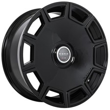 Koko Kuture Wheels Sicily - Floating Cap 22x922x10.5 Gloss Black 4pcs A2