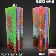 Knife Handle Scales Turning Block Multicolor 07426