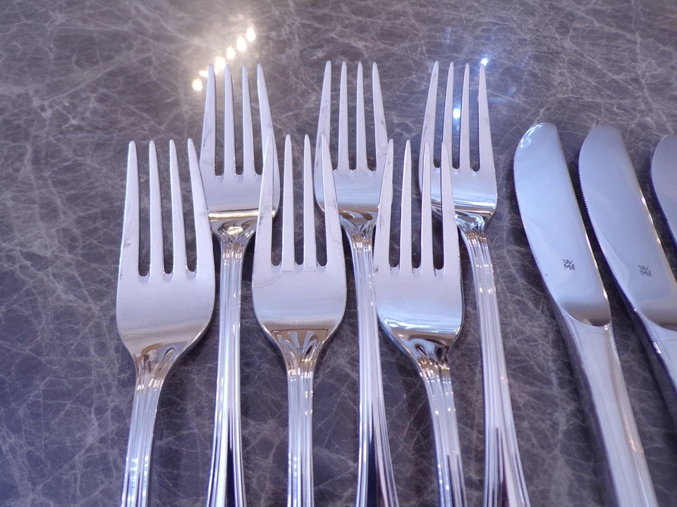 WMF Modell LUXEMBURG Tafelbesteck für 6 Personen 30 Teile in Cromargan TOP ! - Bild 2 von 4