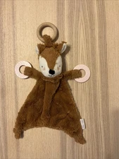 Lovey Bella Tunno Bunny Rabbit Baby Security Blanket Teether Plush Excellent