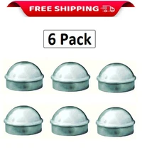 1-7/8 in. Aluminum Chain Link Fence Plain Dome Post Cap 6 pack