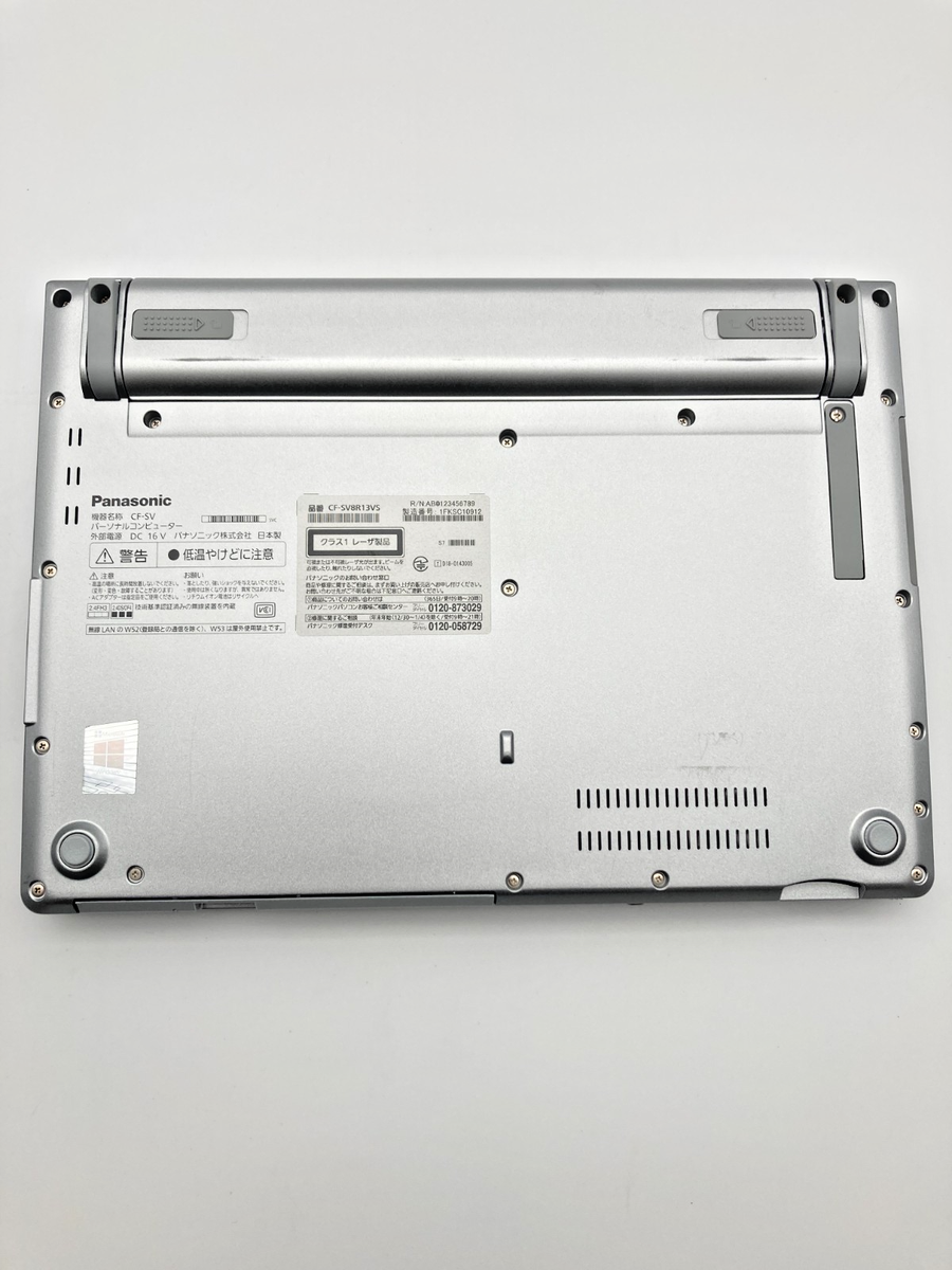 Panasonic Let's note CF-SV8 Corei5-8365U RAM 8GB SSD 256GB ODD