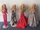 Barbie Vintage Dolls, 70/80’s,Redressed,Era Fashions,“Diamond”Jewelry! Gorgeous!