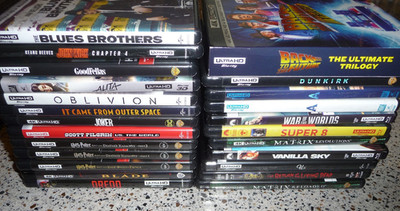 EMPTY 4K MOVIE CASES pick & choose listing (Ultra HD cases) read for FREE ship