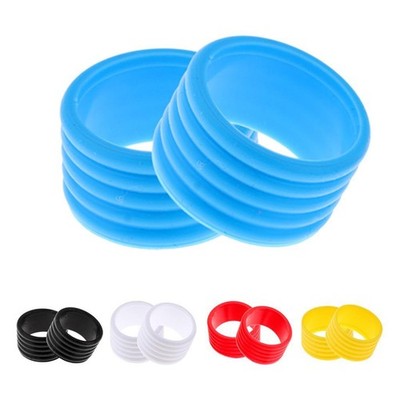 2 Stück Badminton Tennisschläger Griff Fix Ring Protector Band Overgrip