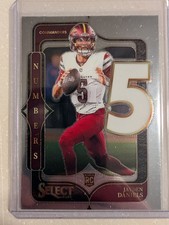 2024 Panini Select Jayden Daniels Rookie Numbers # 23