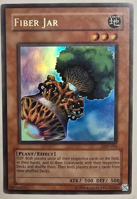 Yu-Gi-Oh! LP Fiber Jar - LOD-056 - Ultra Rare -  Lightly Played