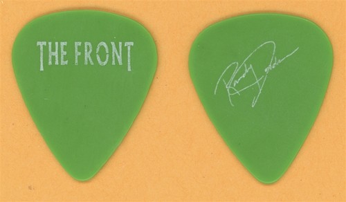 The Front Randy Jordan Vintage Guitar Pick - 1989 US Tour 