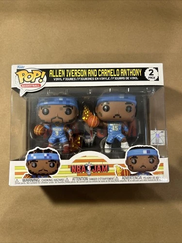 Funko POP! Allen Iverson Carmelo Anthony Denver Nuggets NBA Jam 2-Pack Figures