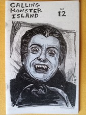 CALLING MONSTER ISLAND #12 - Peter Cushing Christopher Lee Hammer Horror