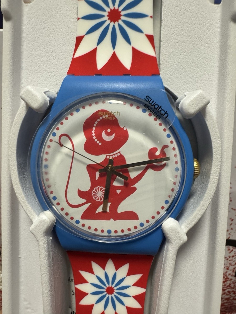 Swatch Special Suoz203s Lucky Monkey Watch for sale online | eBay