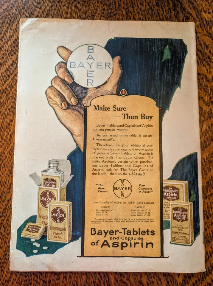 1919 LESLIE'S NEWSPAPER ILLUSTRATED MAGAZINE ANTIQUE - RUSSIAN BOLSHEVIK BEAR  - Image 2 of 2