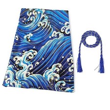 Auto Car Shifter Shift Knob Cover Japanese Antiquity Element of koi Manual Blue