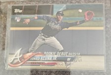 2018 Topps Update Series - Rookie Debut Ronald Acuña Jr. #US252 (RC)