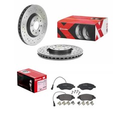 BREMBO Dischi Freno Sportivi 281mm + Pastiglie Ant. Adatto A per Alfa Mito Fiat