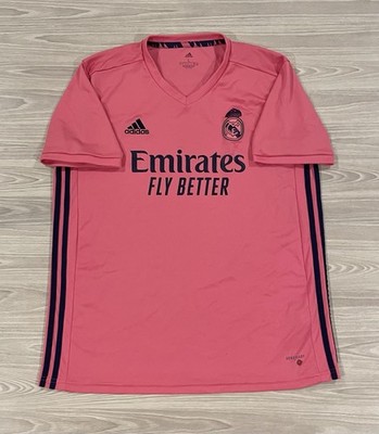Adidas 2020/21 Real Madrid Away Soccer Jersey GI6463 Pink Men's