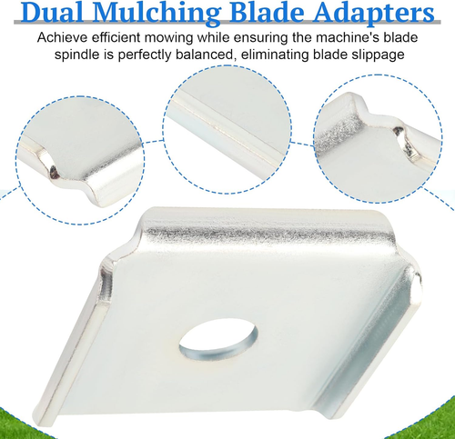 6 Pack X-Blade Dual Mulching Blade Adapters, Universal Fit for All Standard Comm - Picture 3 of 12
