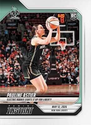 2026 Panini Instant WNBA Pauline Astier ROOKIE CARD SP Liberty #50 RC  