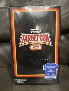 FUNKO TARGET CON 2021--LIMITED EDITION TEE & EXCLUSIVE ENAMEL PIN BOX SET