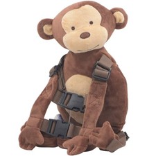 2 in 1 New Monkey Toddler Safety Harness Backpack Children's Walking Leash St...