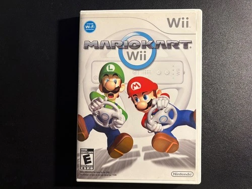 Mario Kart Wii (Nintendo, 2008) - Case, Manual & Game Disc - Great Condition