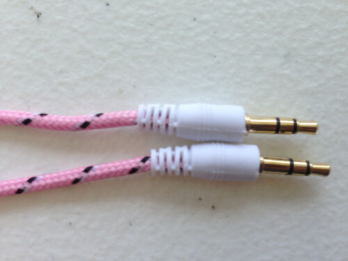 3.5mm male stereo audio aux auxiliary cable for iPod mp3 car iPhone 4s 5c 6 plus - Picture 38 of 62