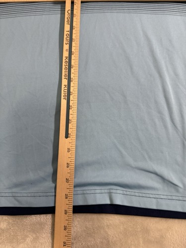 Under Armour Shirt Mens Extra Large Blue Striped The Playoff Polo Loose Fit Golf - Picture 4 of 6