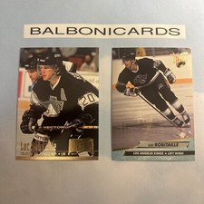 Luc Robitaille 2 Card Ultra Lot! Los Angeles Kings NM+ Free Shipping!