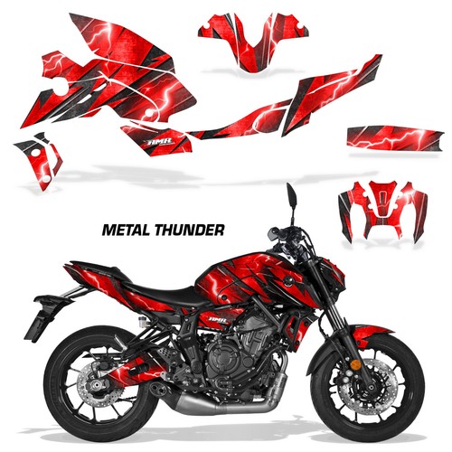 Street Bike Graphic Decals Stickers For Yamaha MT-07 2021-2024 MTLTHNDR R - 第 1/2 張圖片