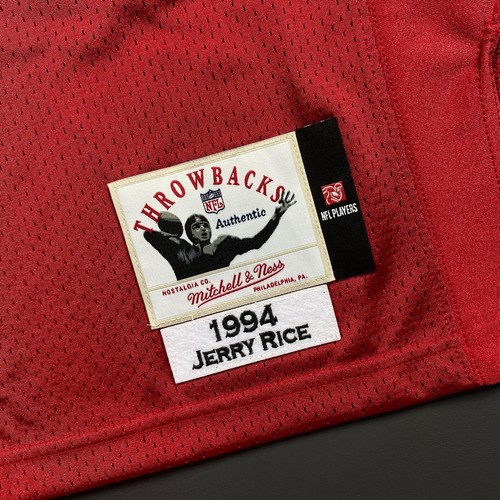 100% Authentic Jerry Rice Mitchell & Ness 1994 SF 49ers Jersey Size 60 4XL Mens - Picture 5 of 7