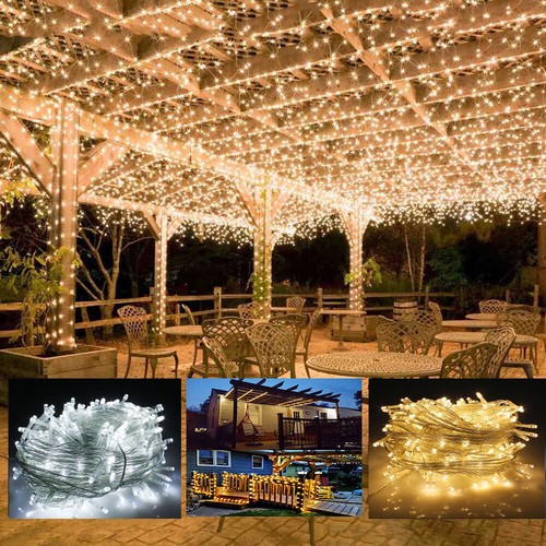 Fairy String Lights 100M - 500 LED Mains Plug In Christmas Tree Indoor & Outdoor - Picture 4 of 25