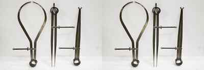 75mm / 3'' Set of 6 Spring Calipers Inside / Outside / Divider - India's Best