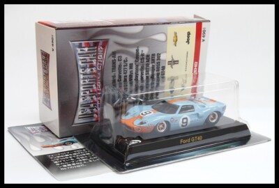 KYOSHO USA SPORTS CAR MINICAR COLLECTION 2 Ford GT40 #9 1/64 New A