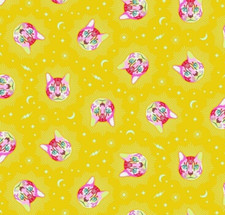 Tula Pink Curiouser  Curiouser Cheshire Cats Wonder Fabric by the 1 yard